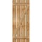 Ekena Millwork Spaced Board-n-Batten Shutters w/Z-Bar, Rough Sawn Western Red Cedar, 23W x 55H, PR RBS06Z23X055RWR - alternate 3